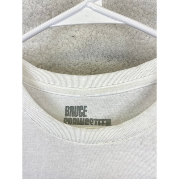 Bruce Springsteen Born in USA Graphic T Shirt Concert Band Tee White Men's XL - Picture 6 of 7